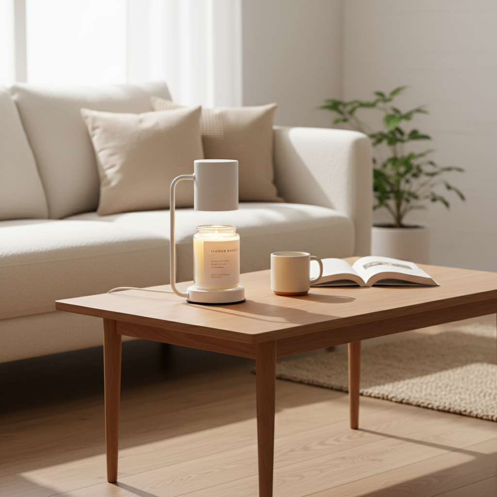 Elegant Candle Warmer Lamp - Dual-Purpose Electric Candle Warmer Light for Cozy Atmosphere