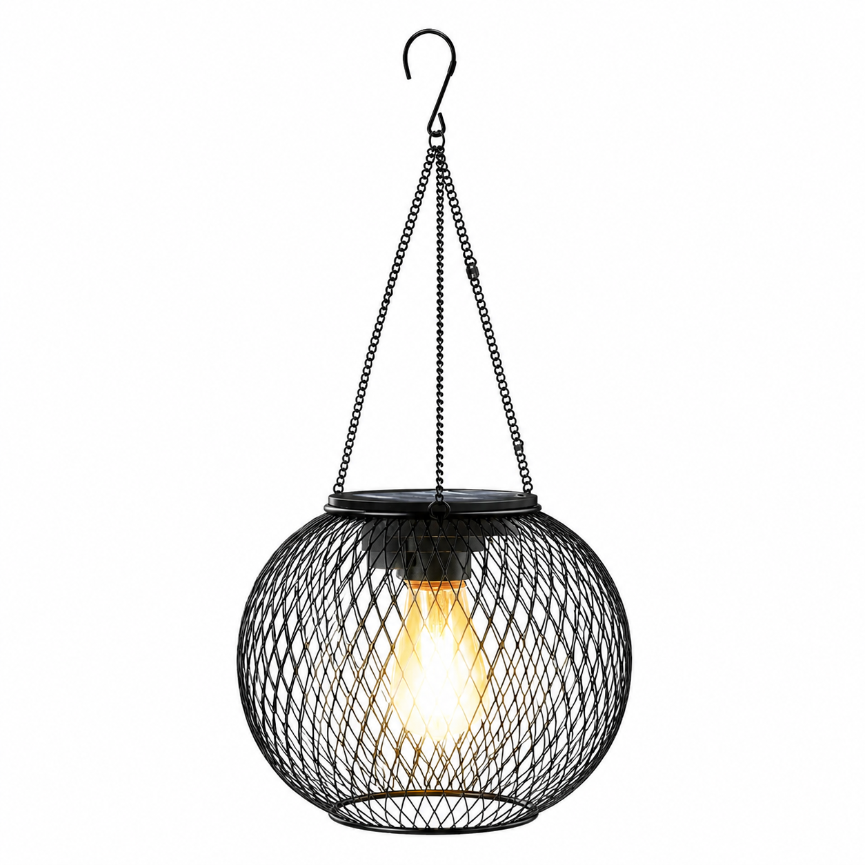 Lanterna Solare - Solar Hanging Lantern, Italian Outdoor IP65 Pergola Garden Light