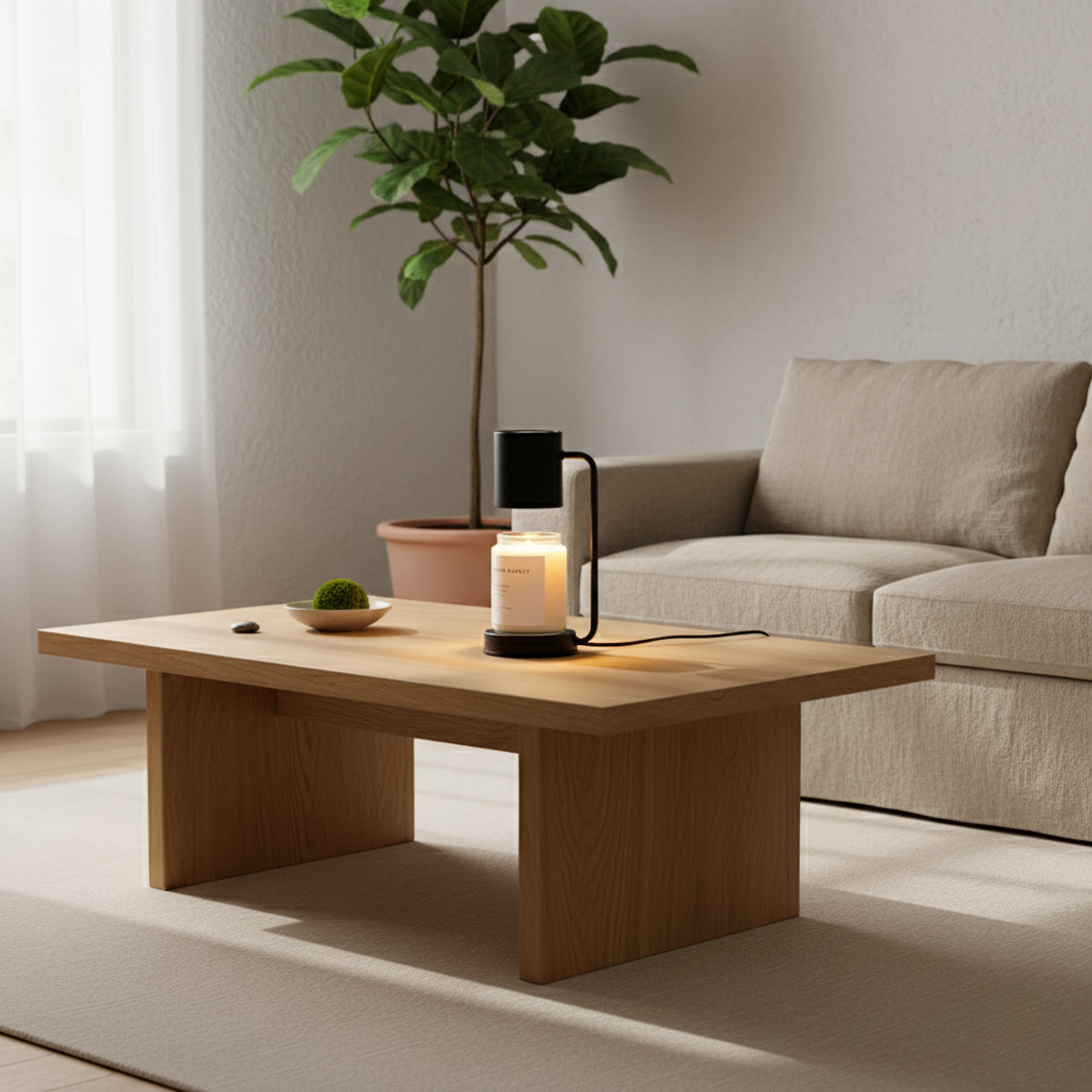 Elegant Candle Warmer Lamp - Dual-Purpose Electric Candle Warmer Light for Cozy Atmosphere