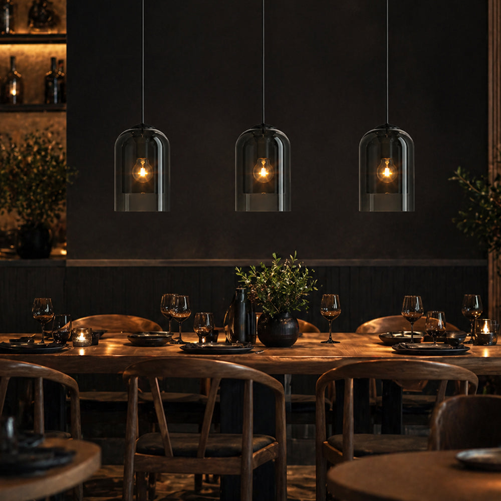 Lampe de table en verre Virella