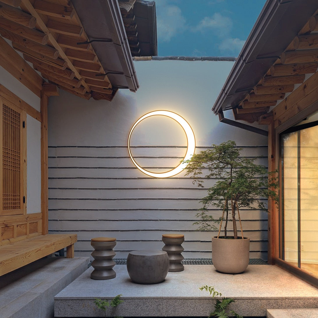 VZ Jamoole - Moon Outdoor Wall Light Modern IP65 Waterproof