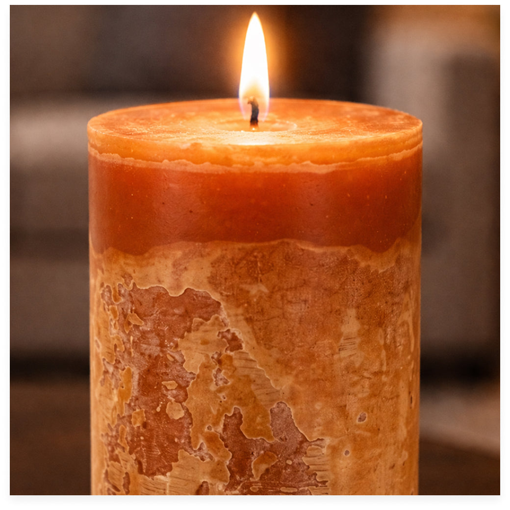 Unscented Pillar Candle