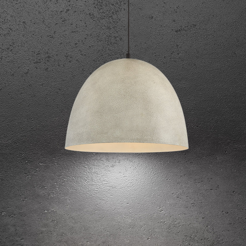 Cupola Beton Concrete Dome Pendant Light