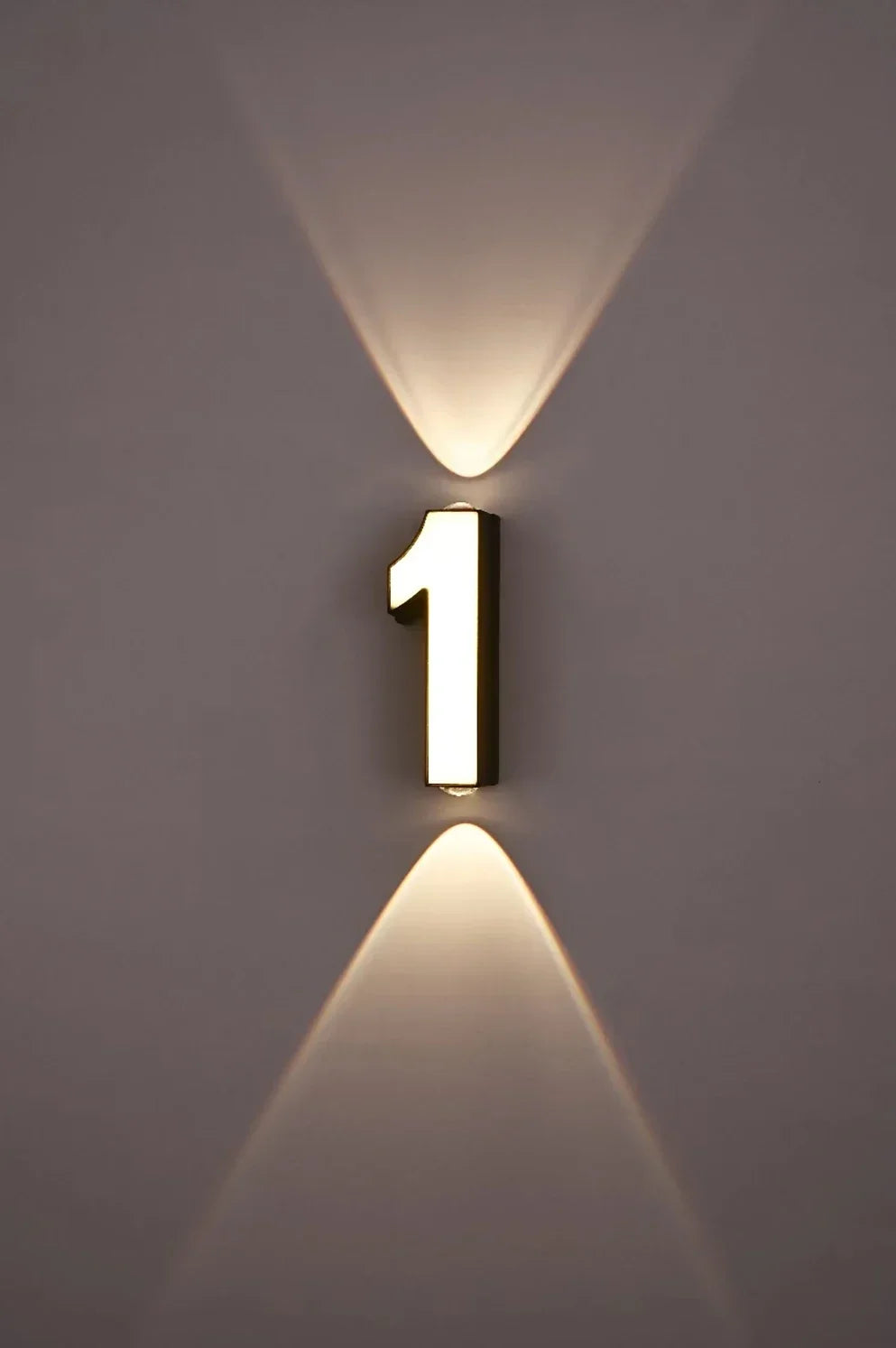Digit Number Indoor&Outdoor IP65 Waterproof 7W LED Wall Lamp