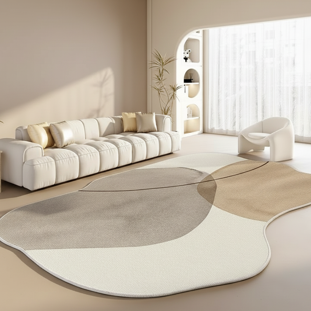 Novara Area Rug | Plush Japanese-Inspired Non-Slip Carpet for Living Room or Bedroom
