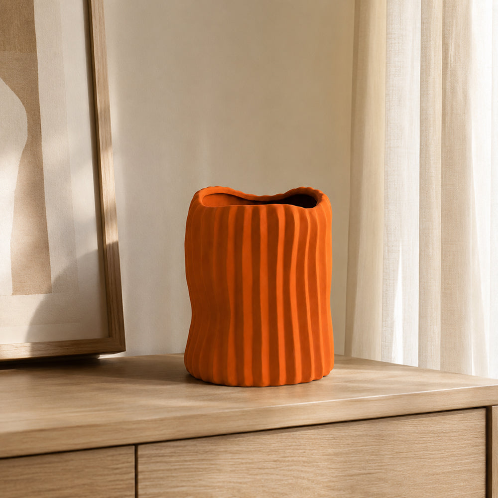Aureon Ember Vase