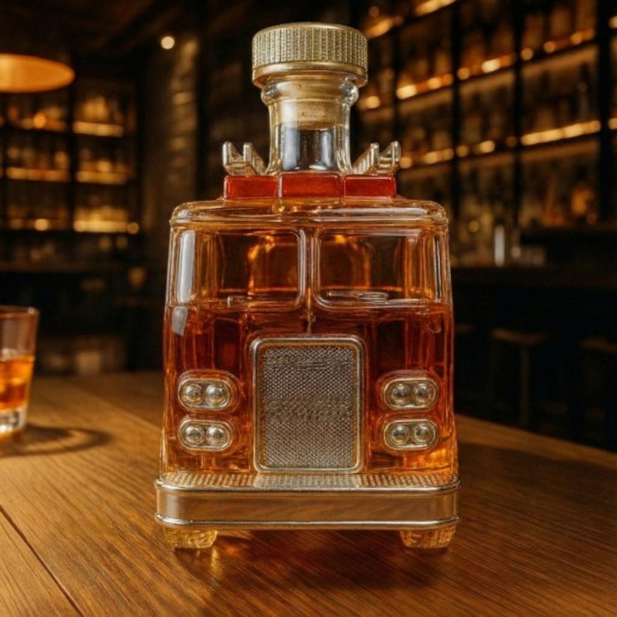 Fiamma Fire Truck Whiskey Decanter - product photo front