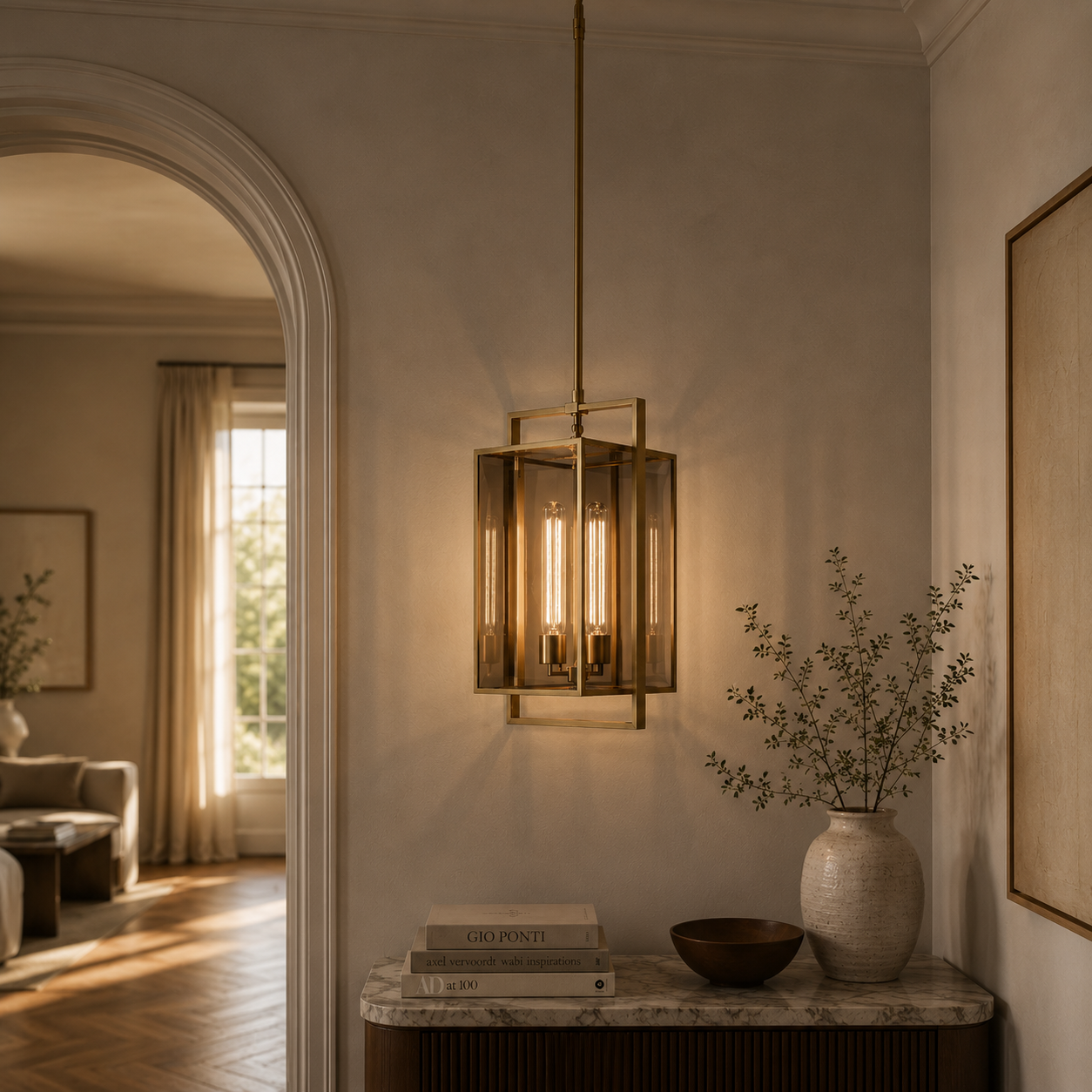 Voliera Lucente Vintage Cage Chandelier