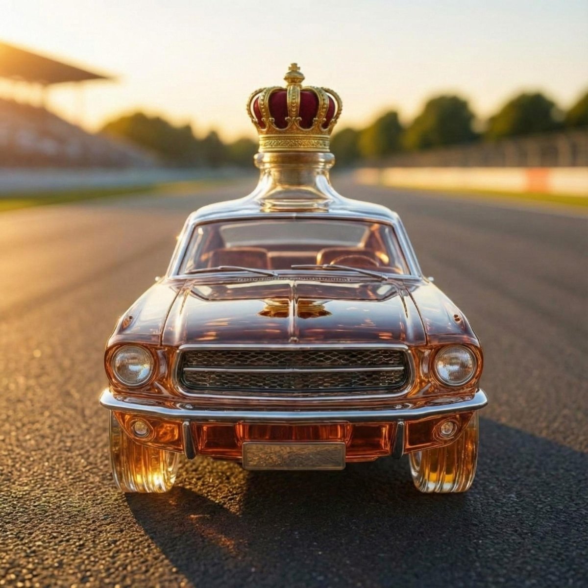 Furia Muscle Car Whiskey Decanter - product photo front