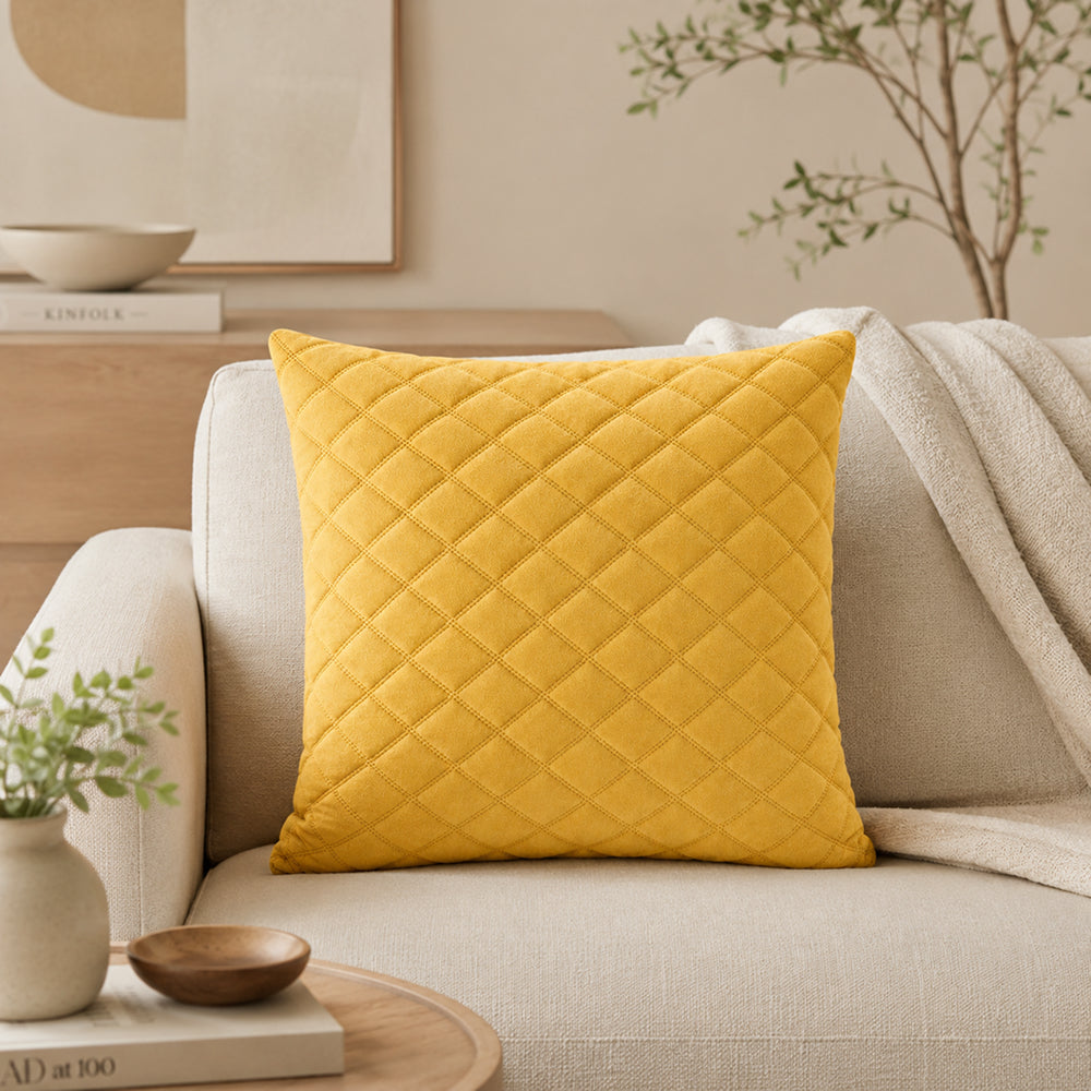 Velaro Quilted Velvet Pillow