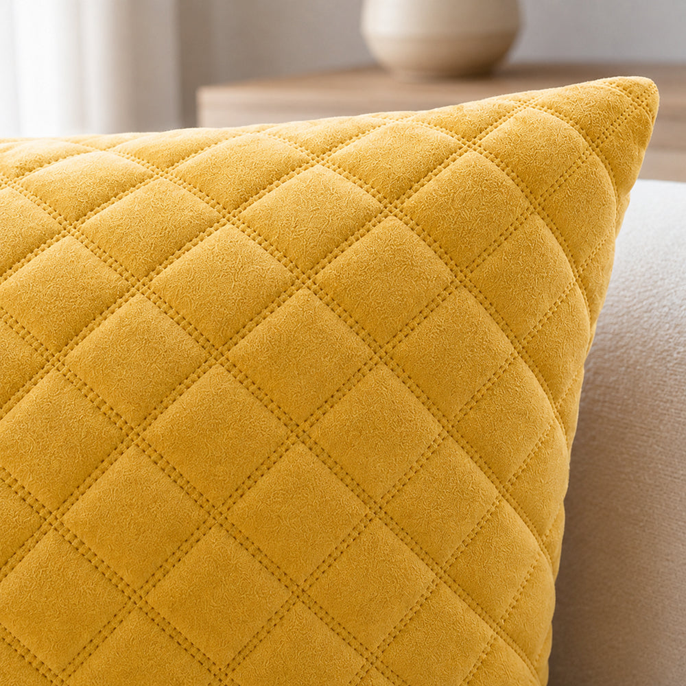 Velaro Quilted Velvet Pillow