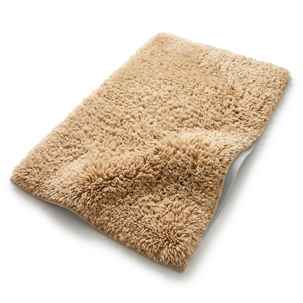 Soffice Lusso Bath Rug - Beige - Hero Product Shot