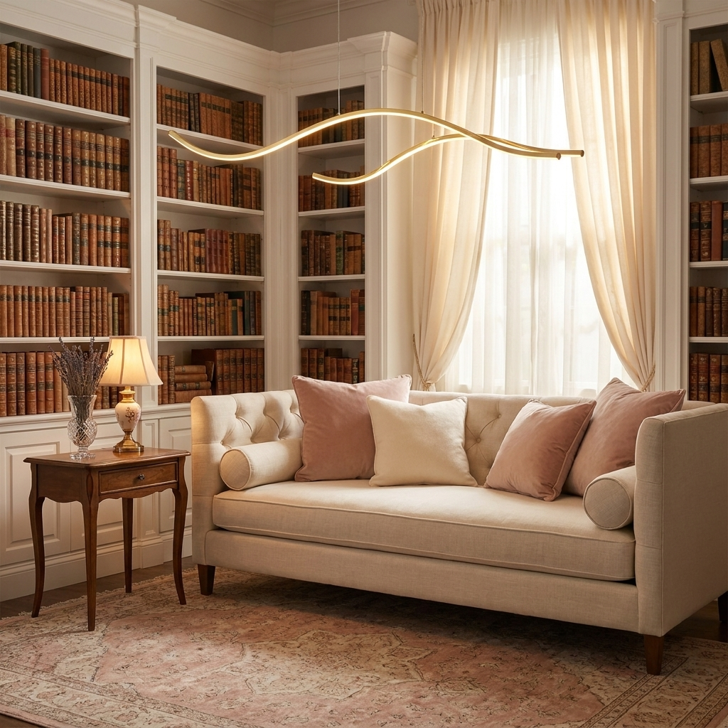 Aurelia Cascata Pendant - Gold - Romantic Reading Nook