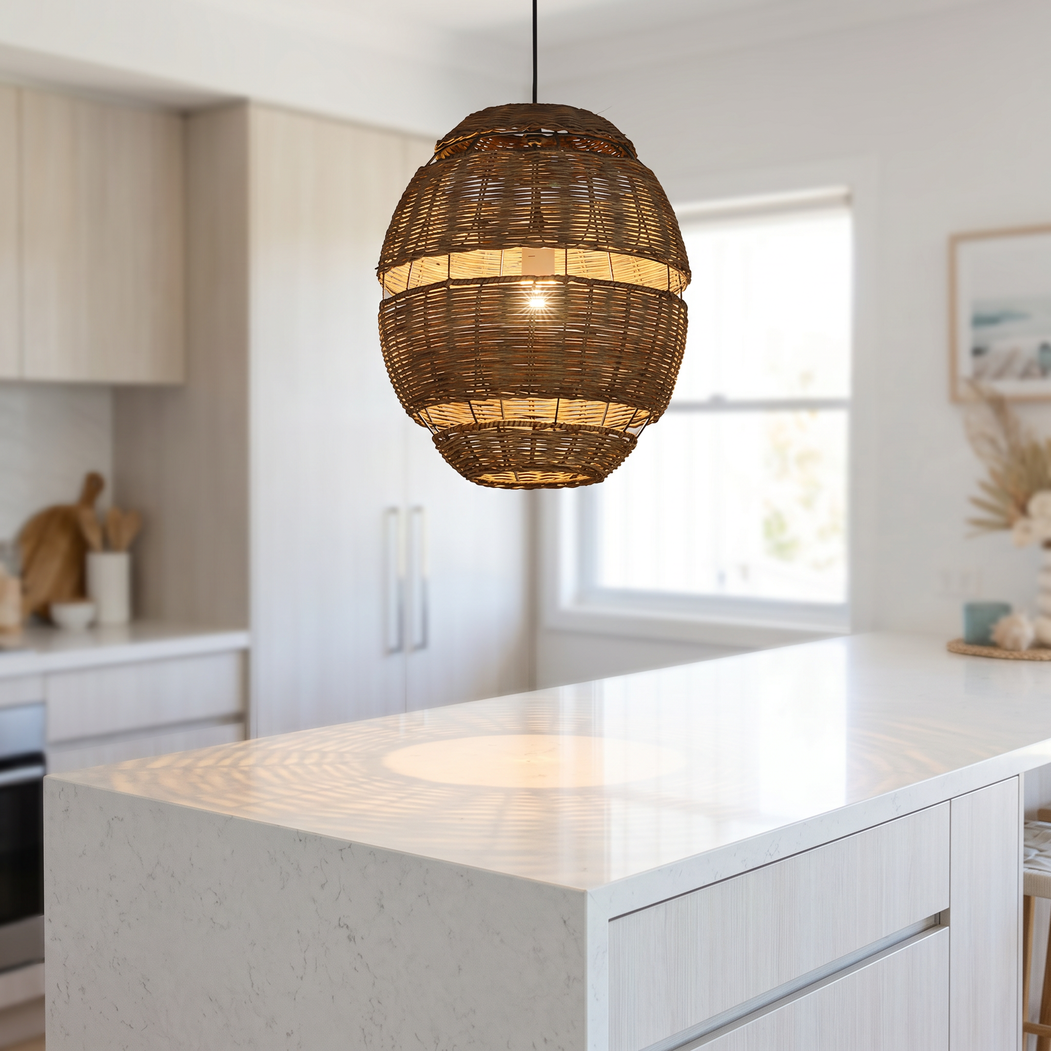 Nido Costiero-Brown-Kitchen Island