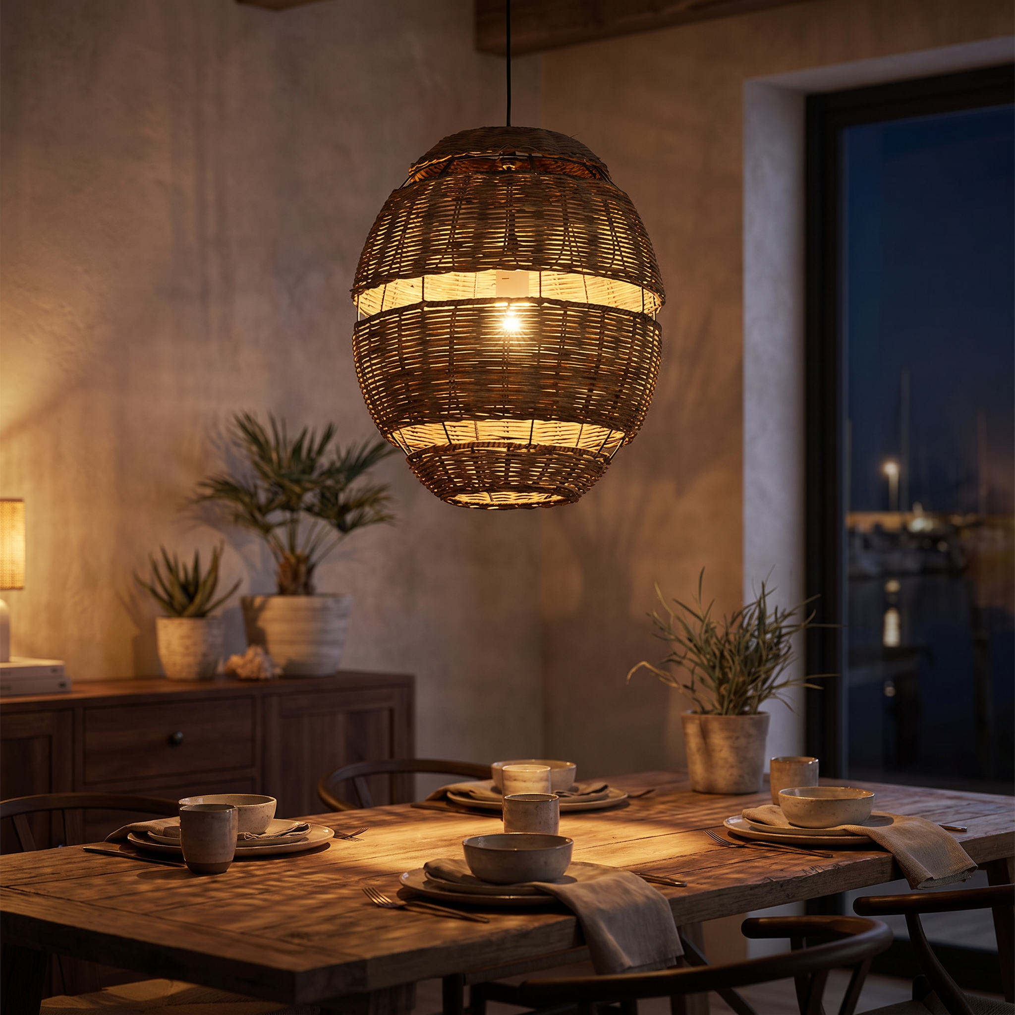 Nido Costiero-Brown-Evening Dining