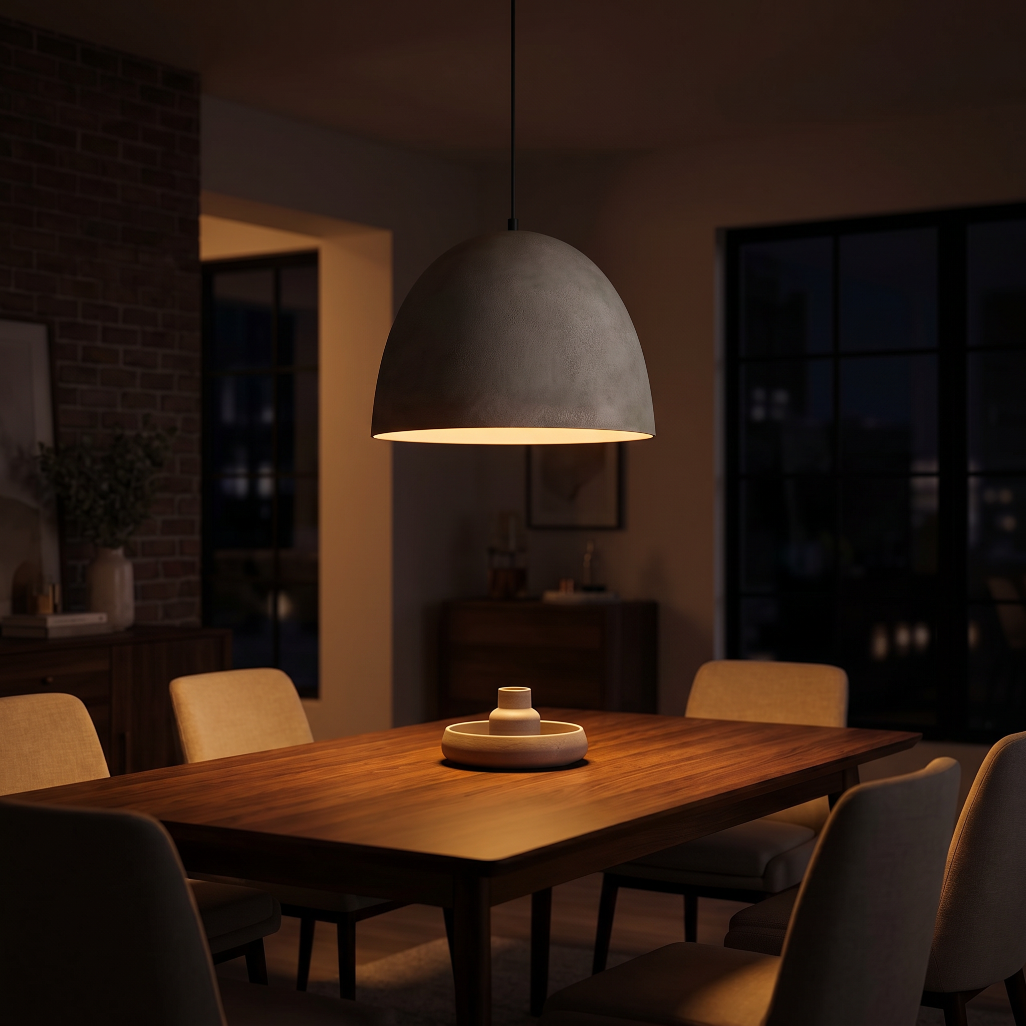 Cupola Beton-Concrete-Evening Dining