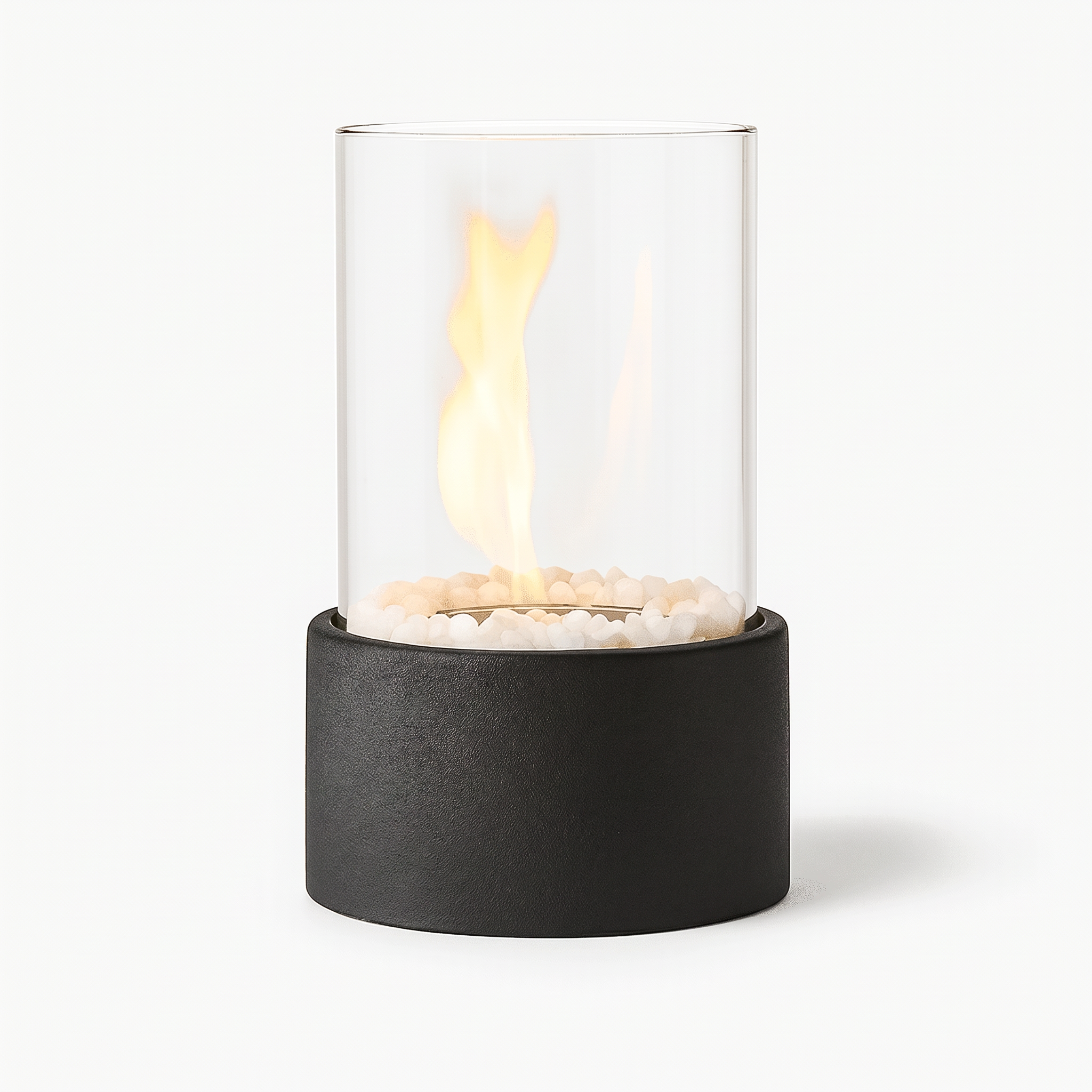 Fiammella tabletop fire pit in Black — studio hero
