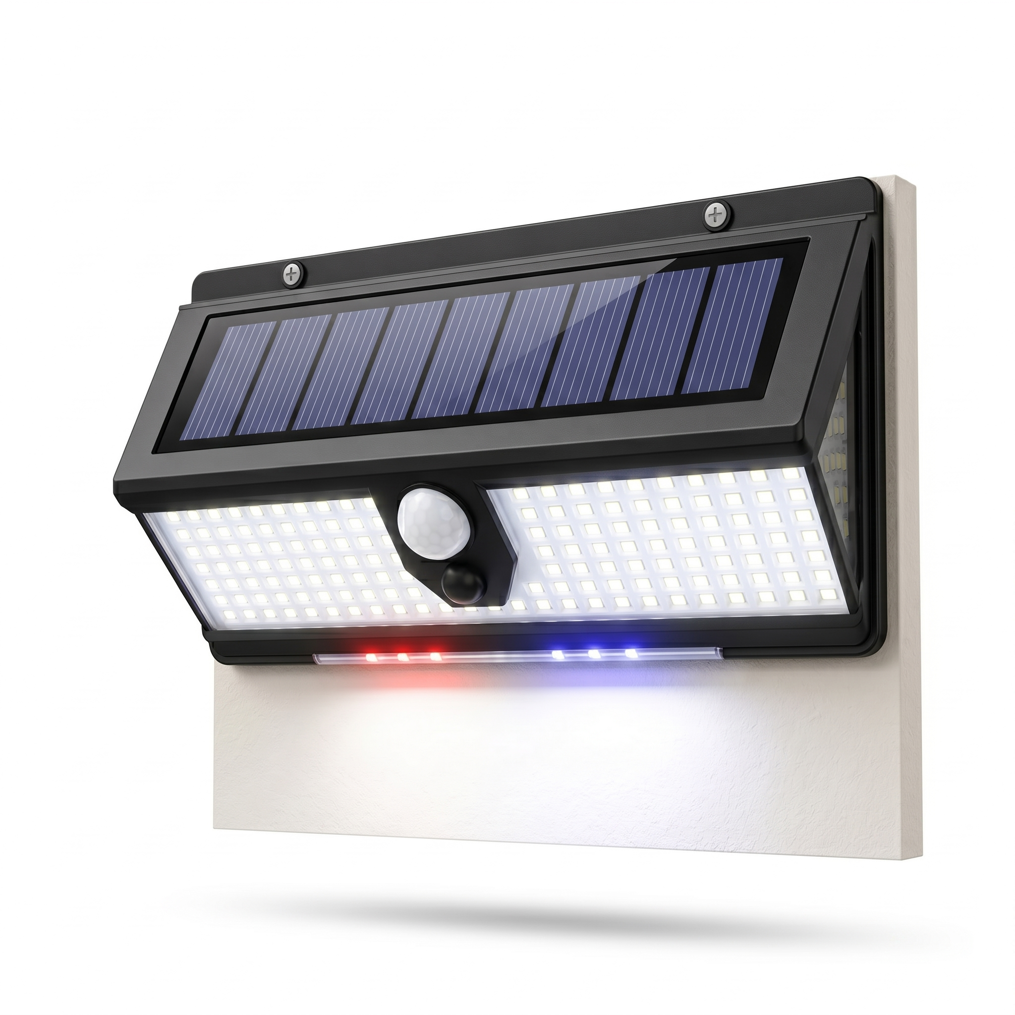 Vigilia solar security wall light — studio hero