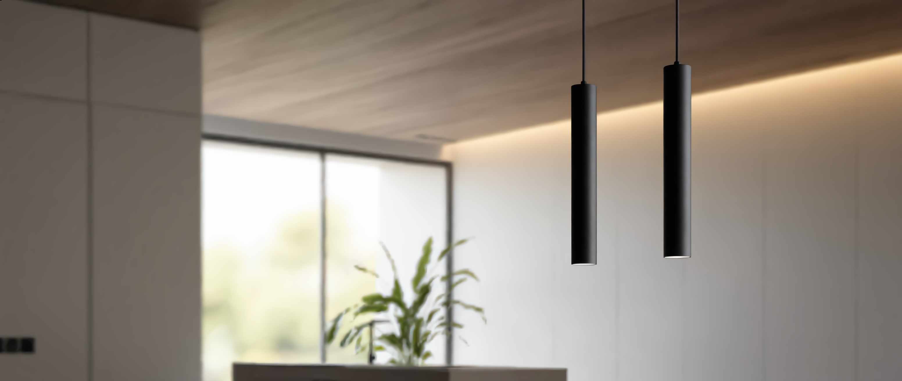 Cometa Minimalist Pendant Light cinematic banner