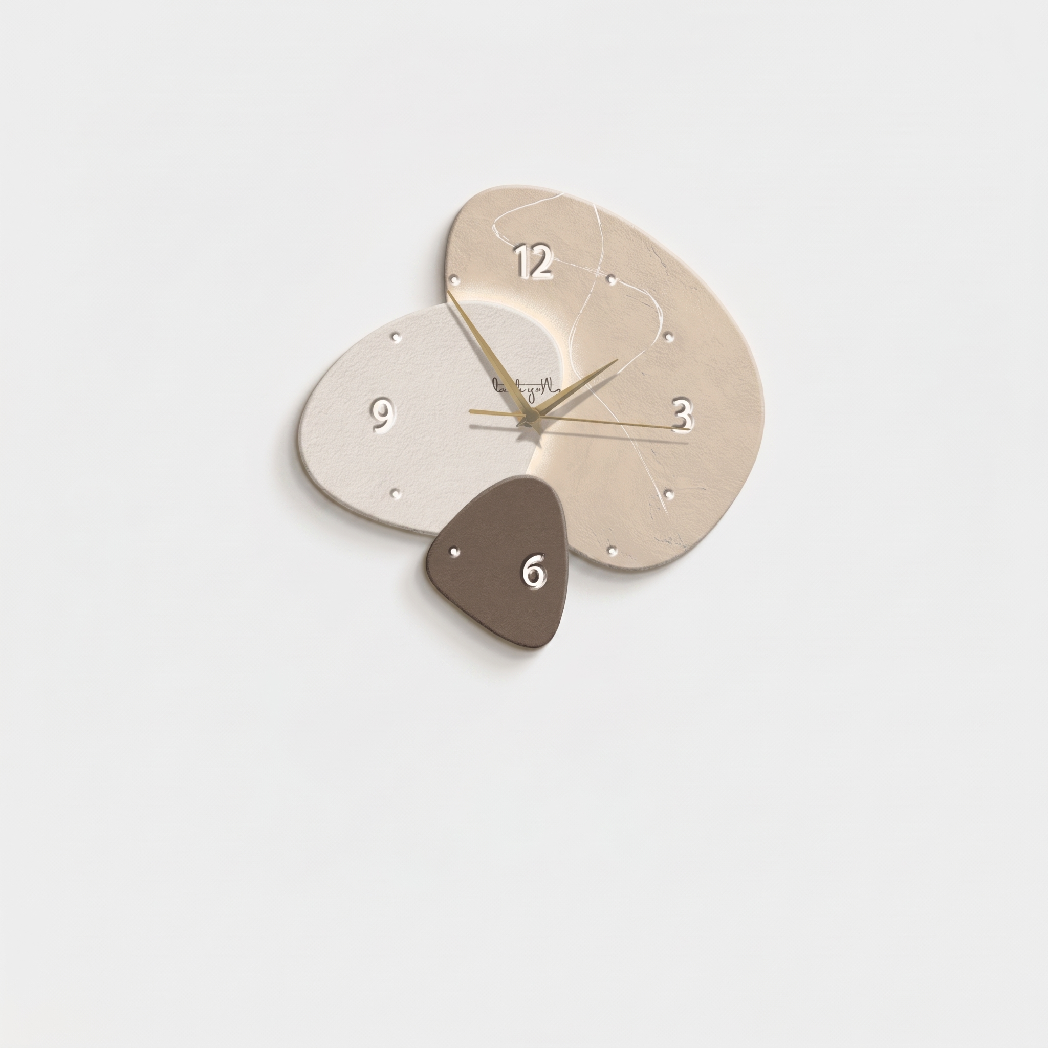 Wall clock - Modern Summary design - studio