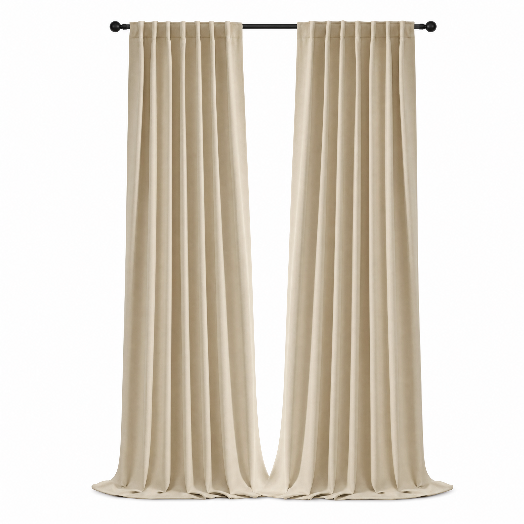 Penombra Thermal Blackout Curtains Beige