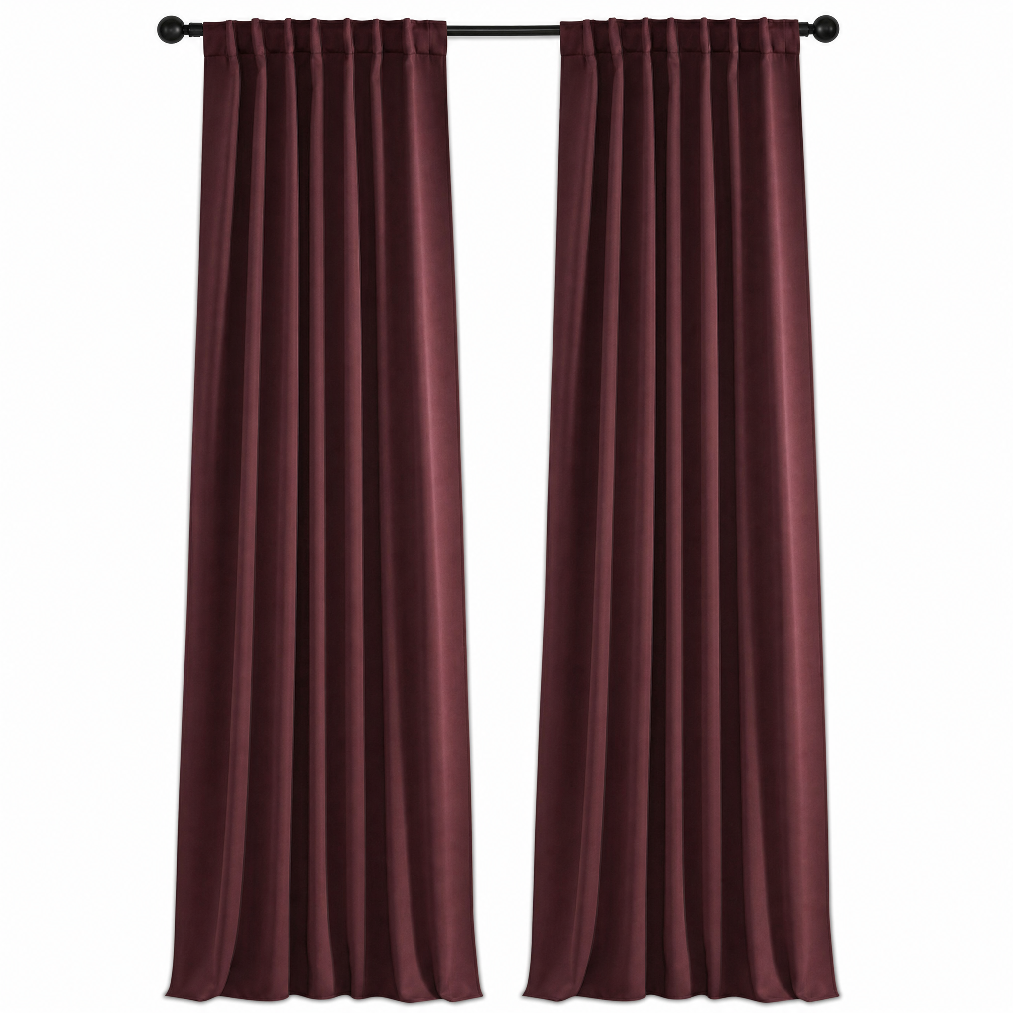 Penombra Thermal Blackout Curtains Burgundy