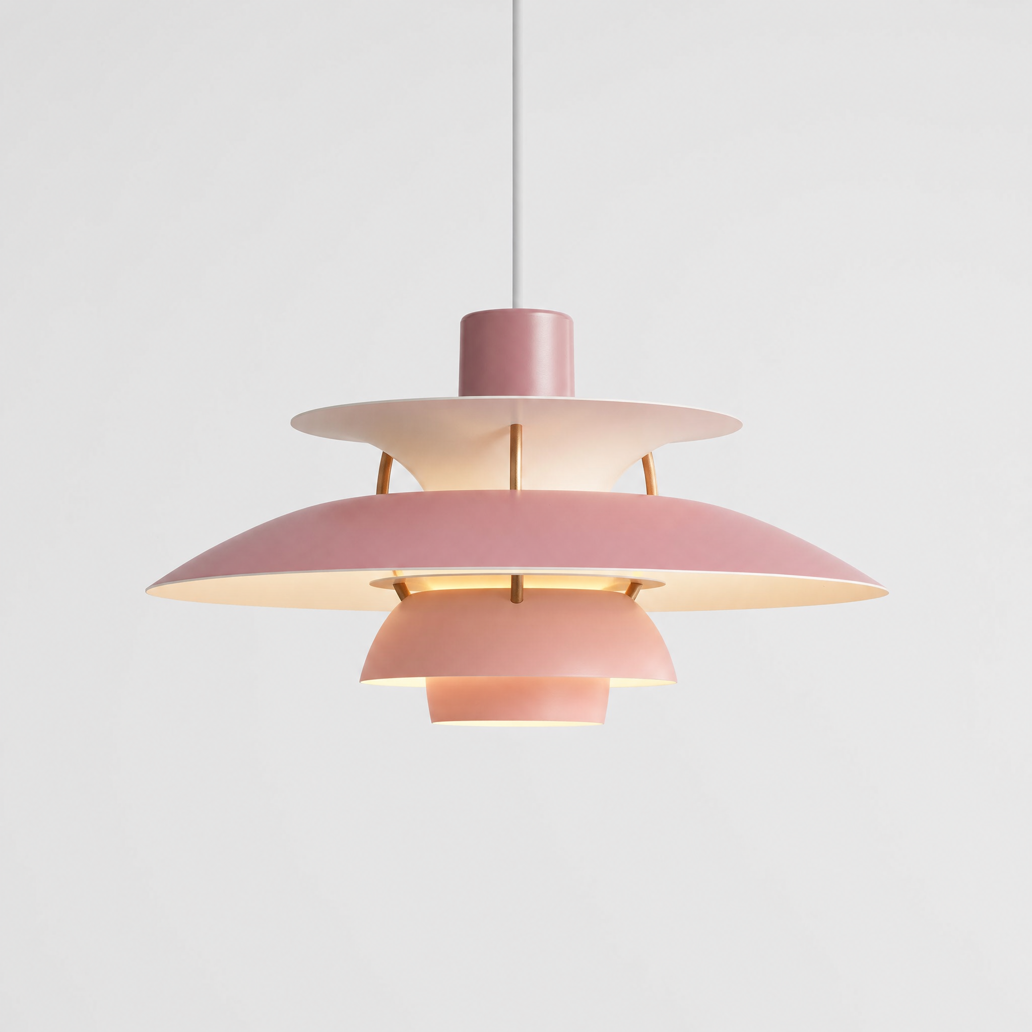Dalia rose tiered pendant light