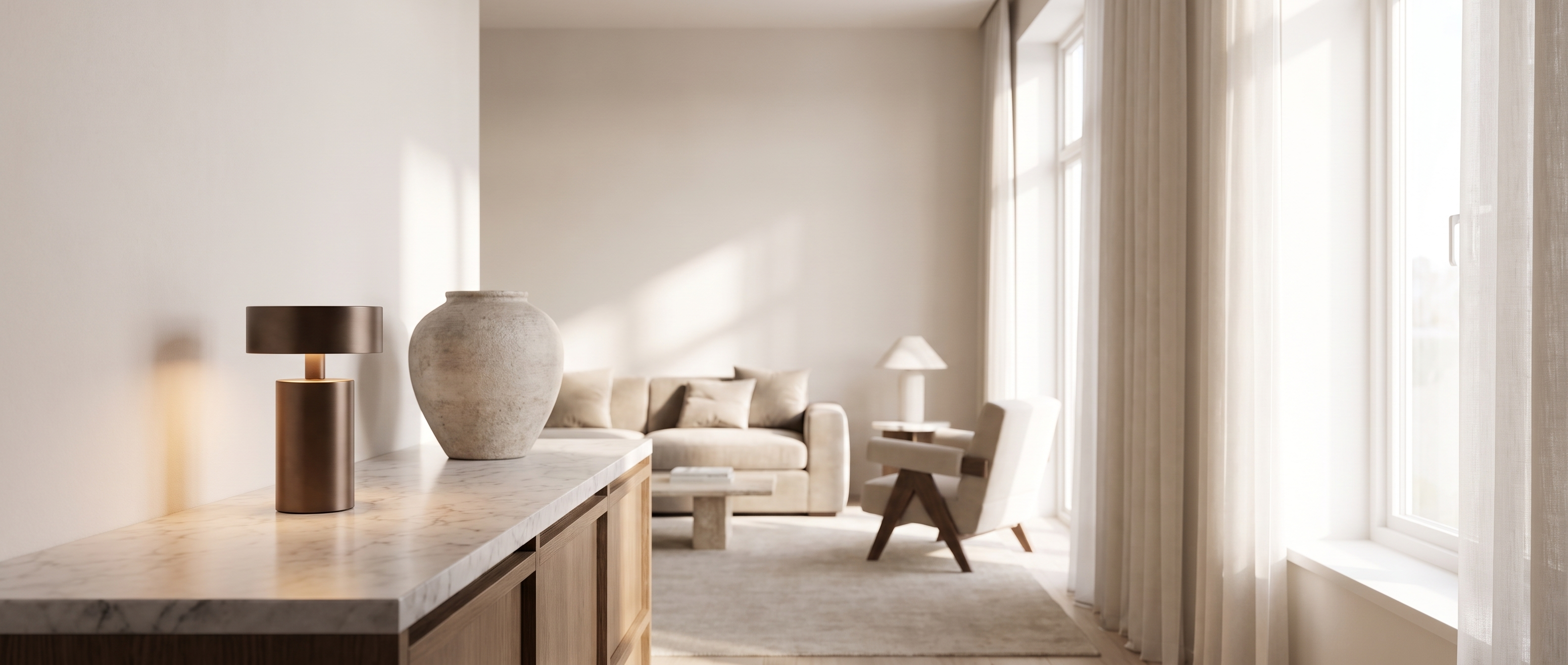 Vespera Tocco cordless table lamp banner