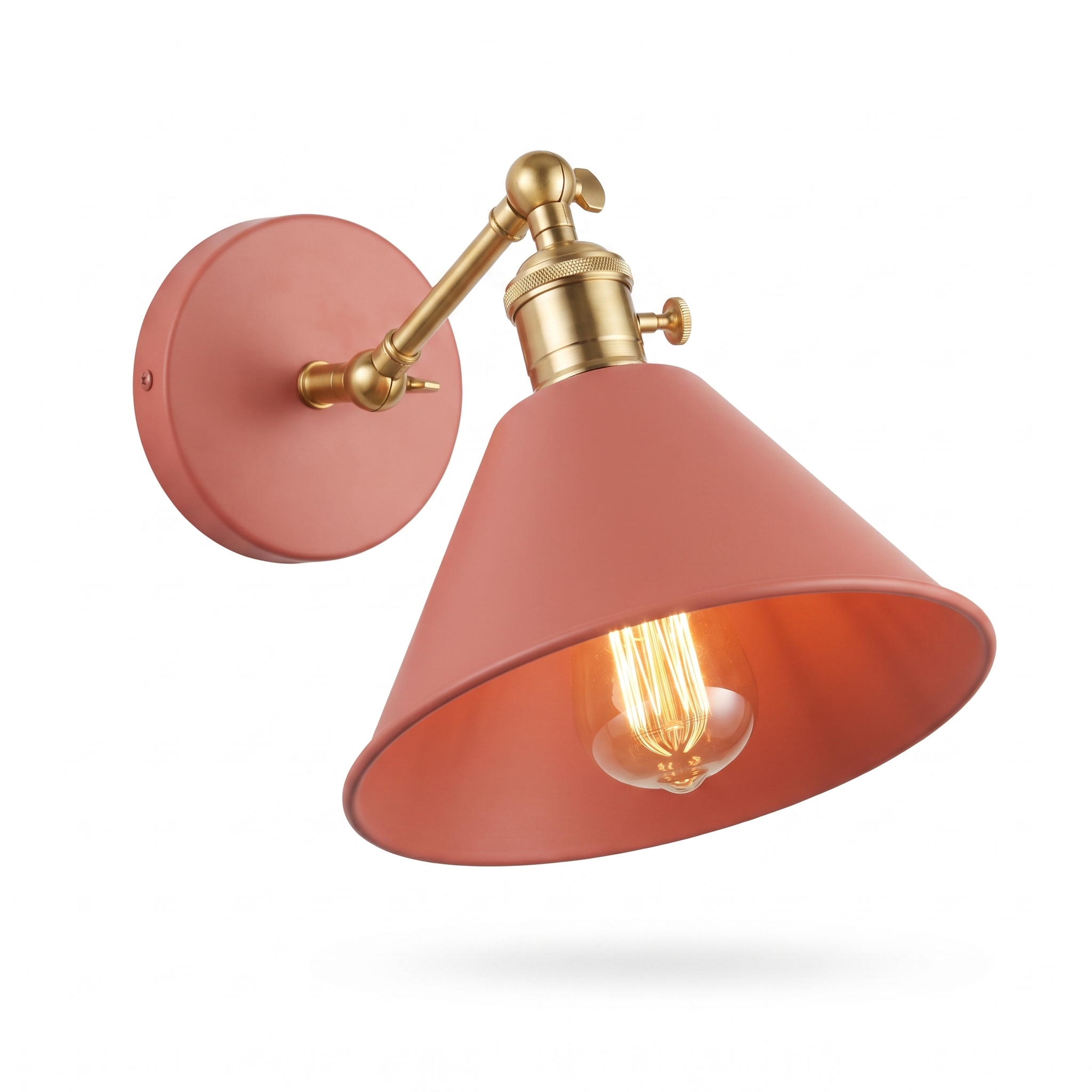 Dolce Aria coral cone wall sconce