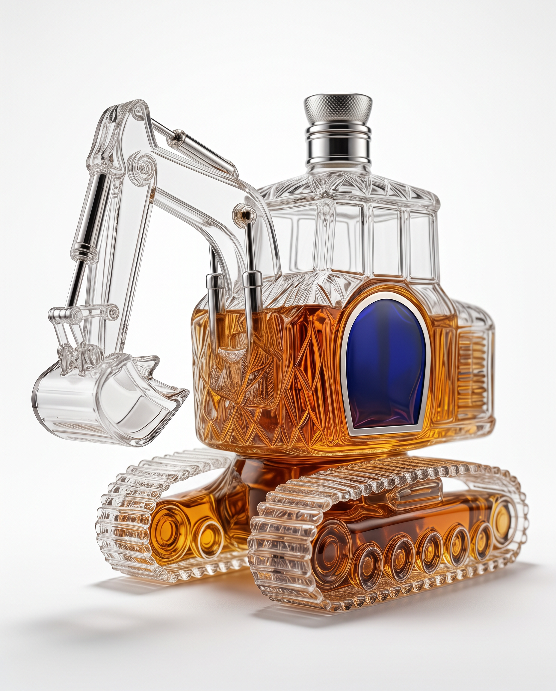 Cava Excavator Whiskey Decanter - studio hero