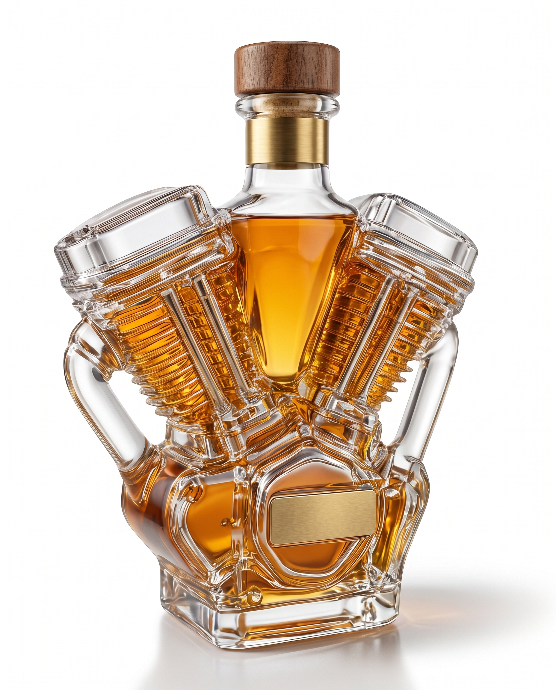 Gemello Twin-Engine Whiskey Decanter - studio hero