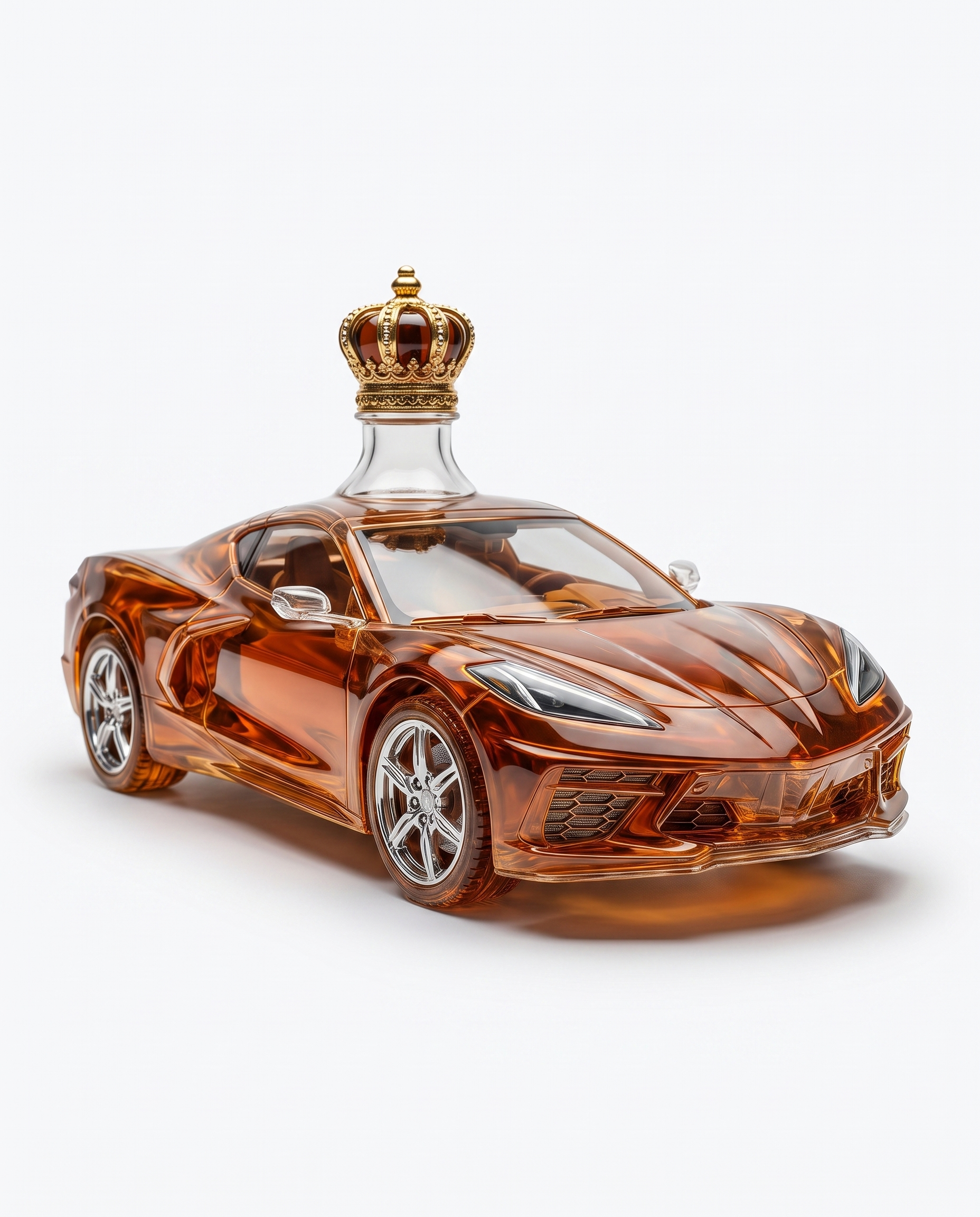Corsa Sports Car Whiskey Decanter - studio hero