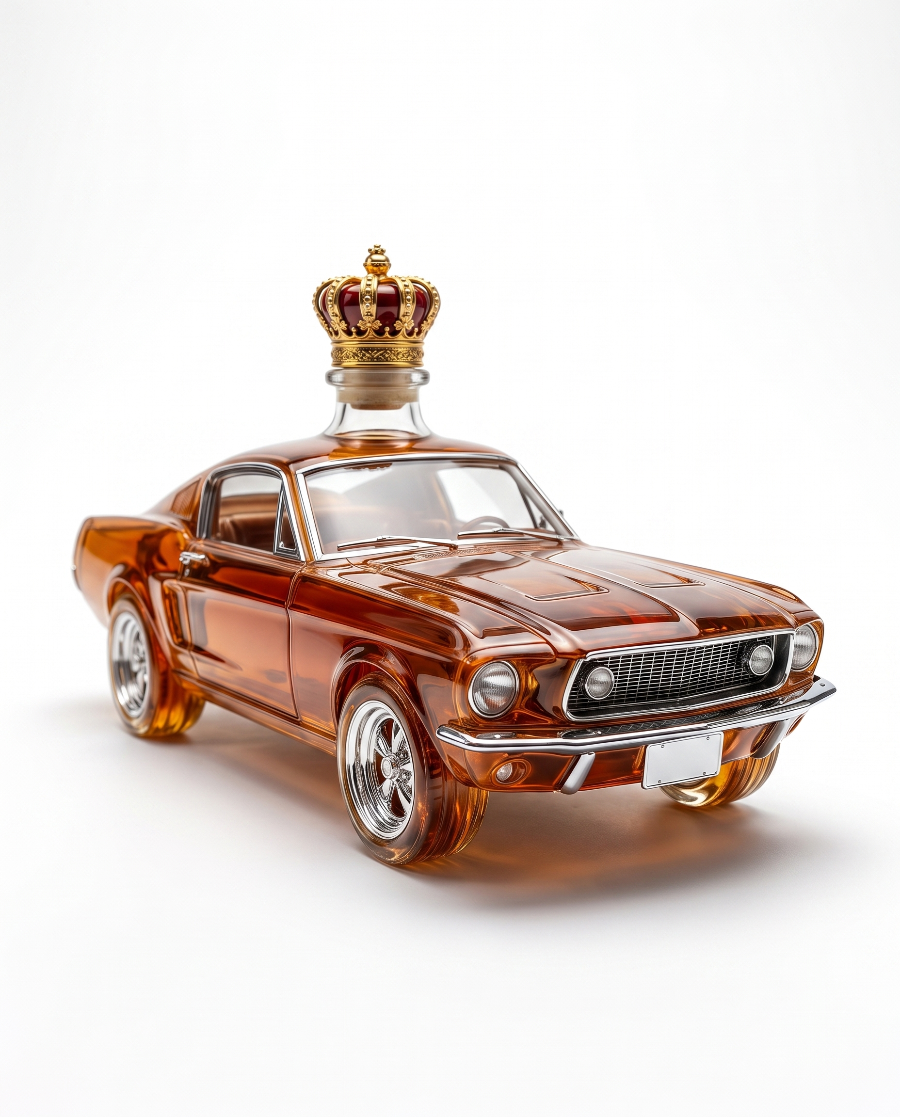 Furia Muscle Car Whiskey Decanter - studio hero