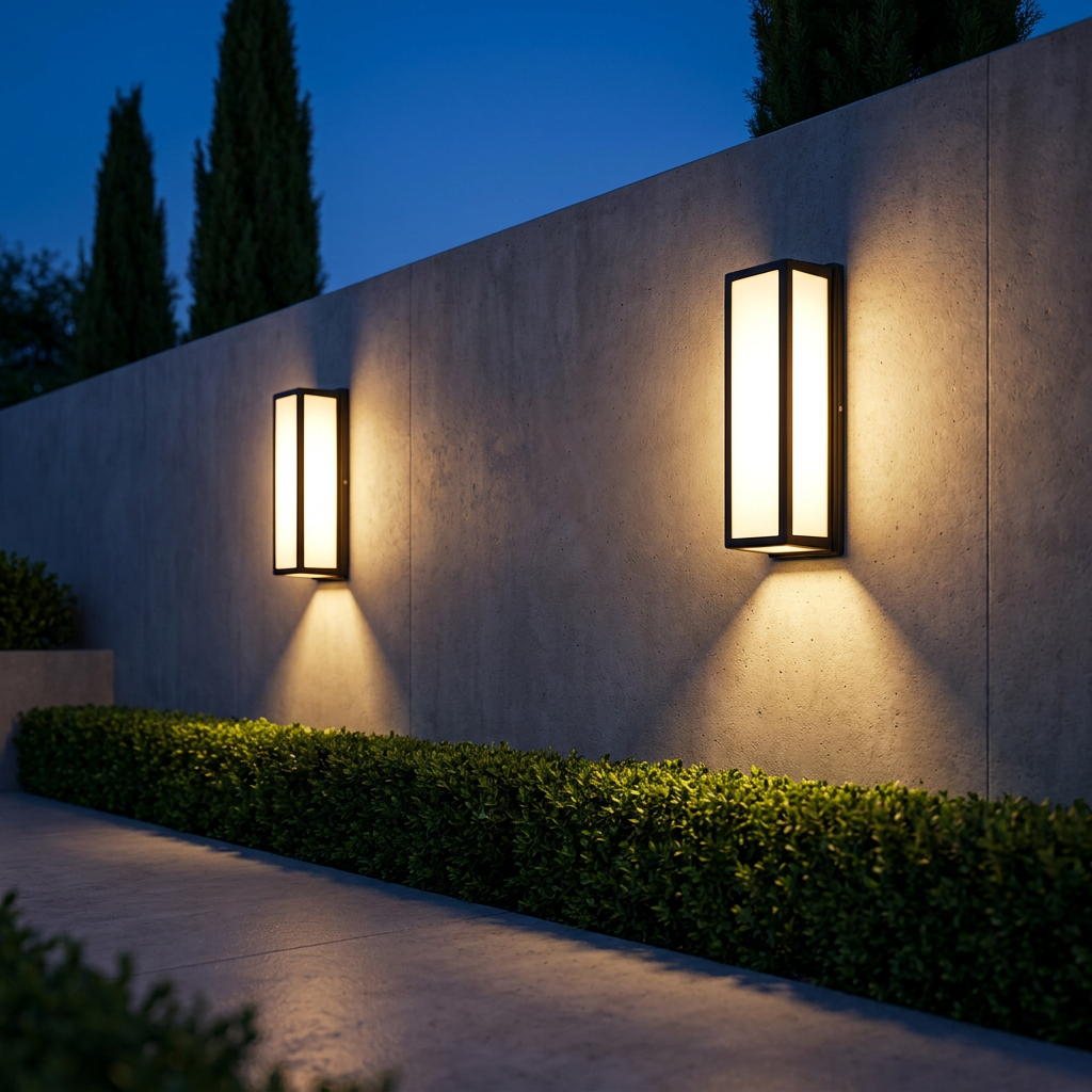 Linea Notturna-Editorial Concrete Wall Blue Hour