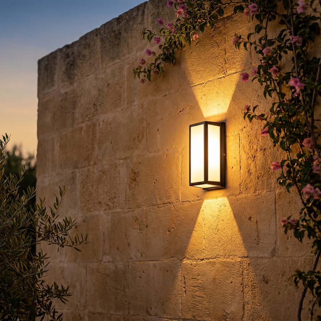 Linea Notturna-Editorial Limestone Wall Dusk