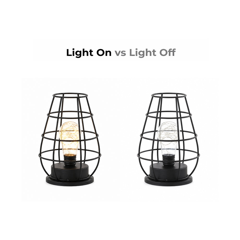 Velmora Cage Lantern Lamp