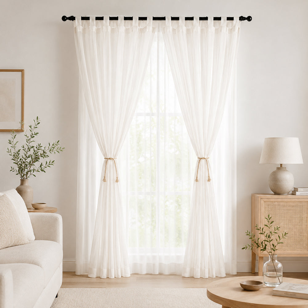 Liora Sheer Linen Curtains