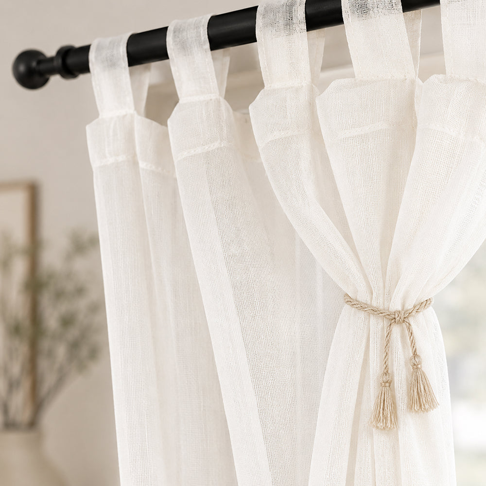Liora Sheer Linen Curtains