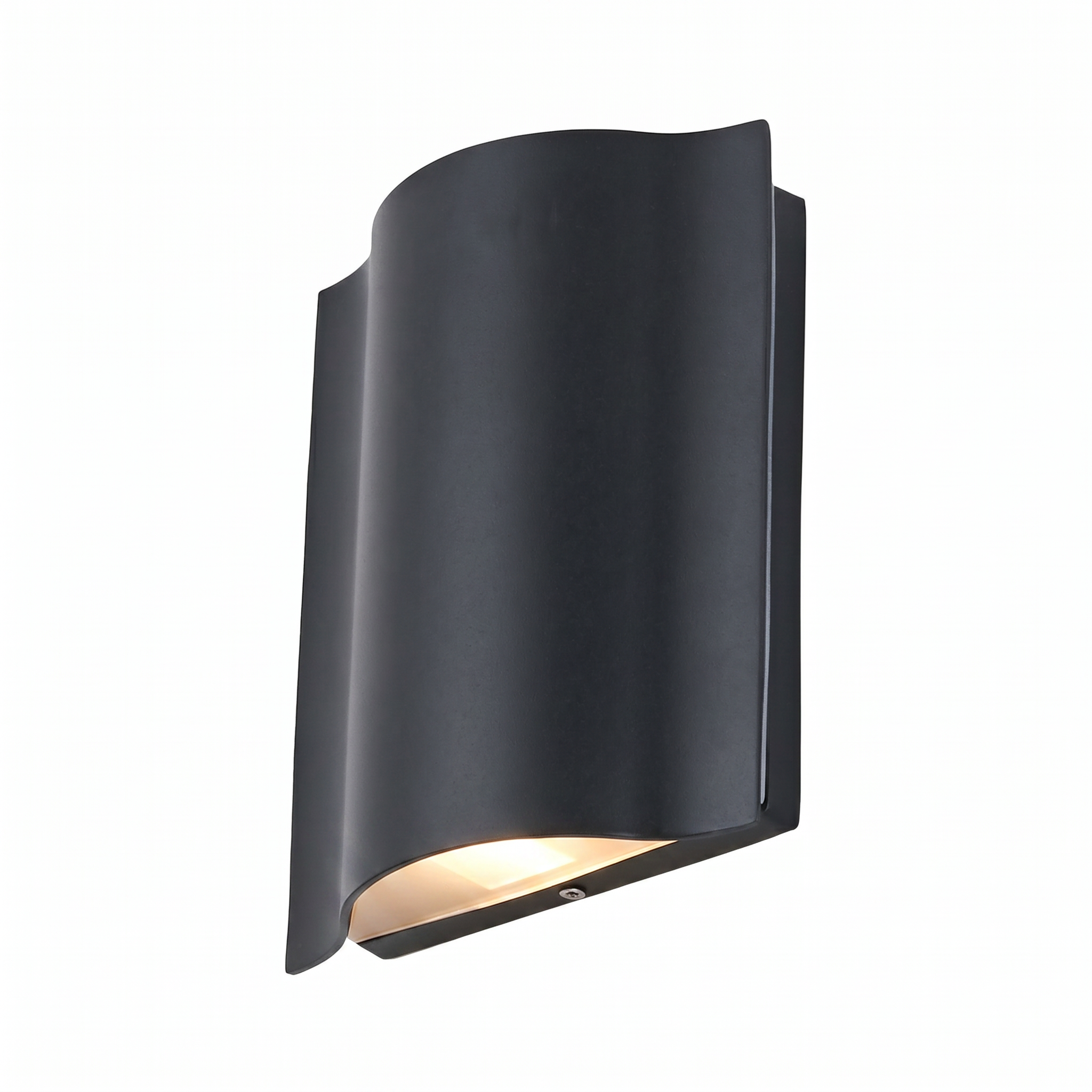 Onda Costiera Outdoor LED Wall Light-2-Light Warm White-Studio White