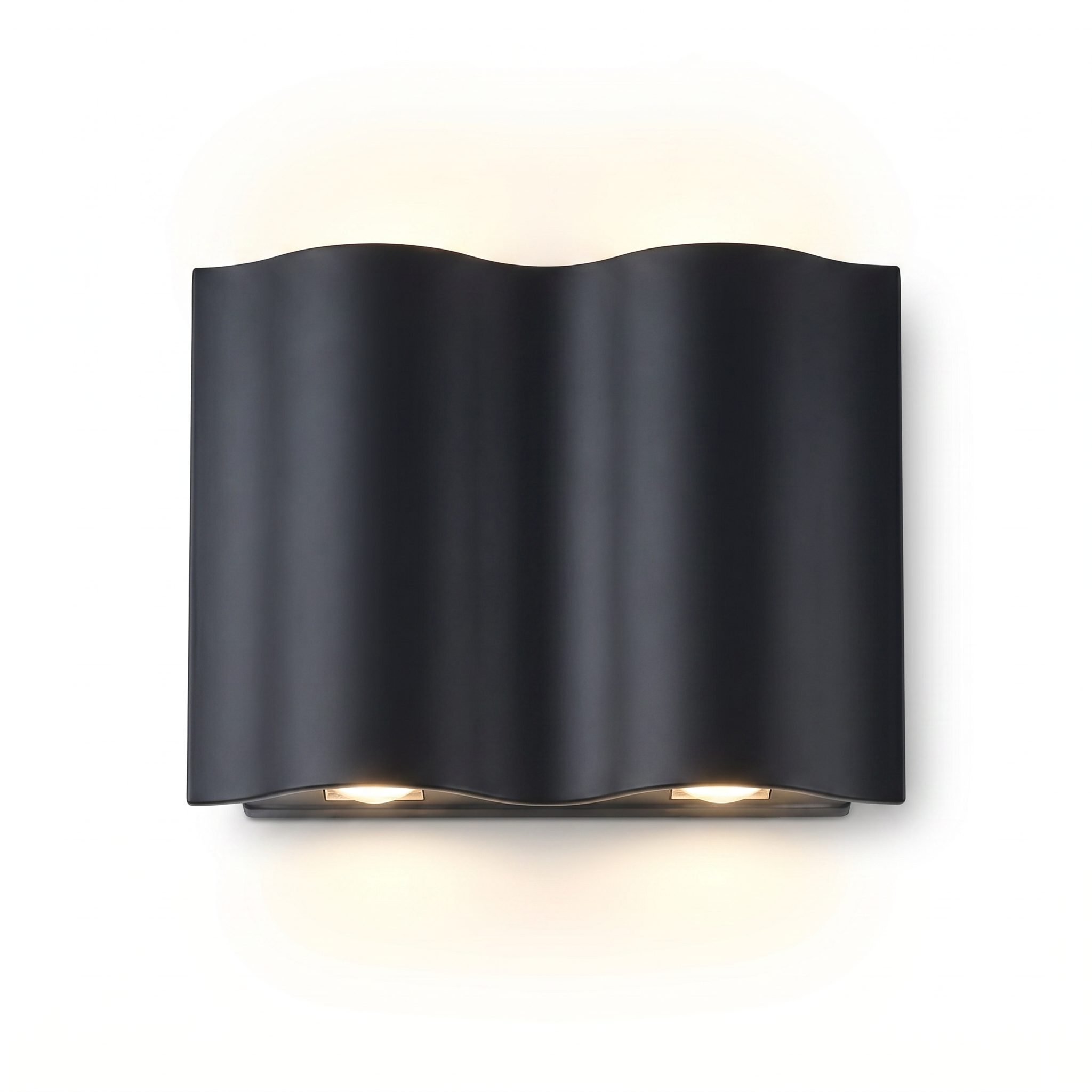 Onda Costiera Outdoor LED Wall Light-4-Light Warm White-Studio White