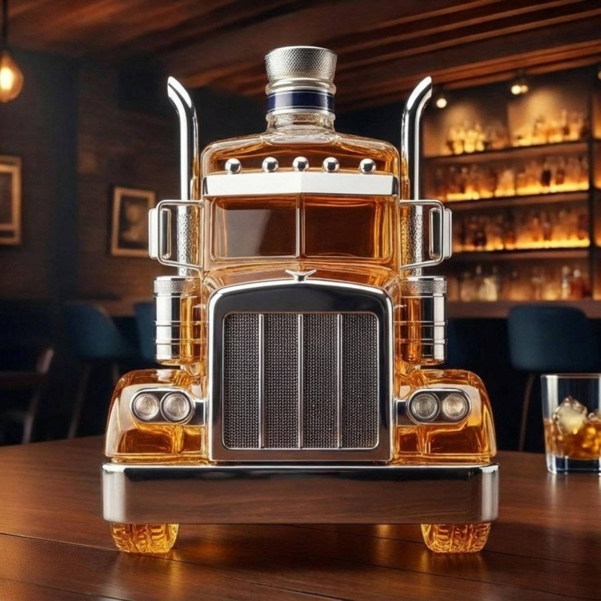 Titano Big-Rig Whiskey Decanter - product photo front