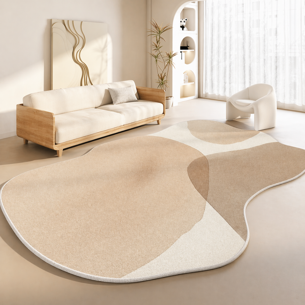 Novara Area Rug | Plush Japanese-Inspired Non-Slip Carpet for Living Room or Bedroom