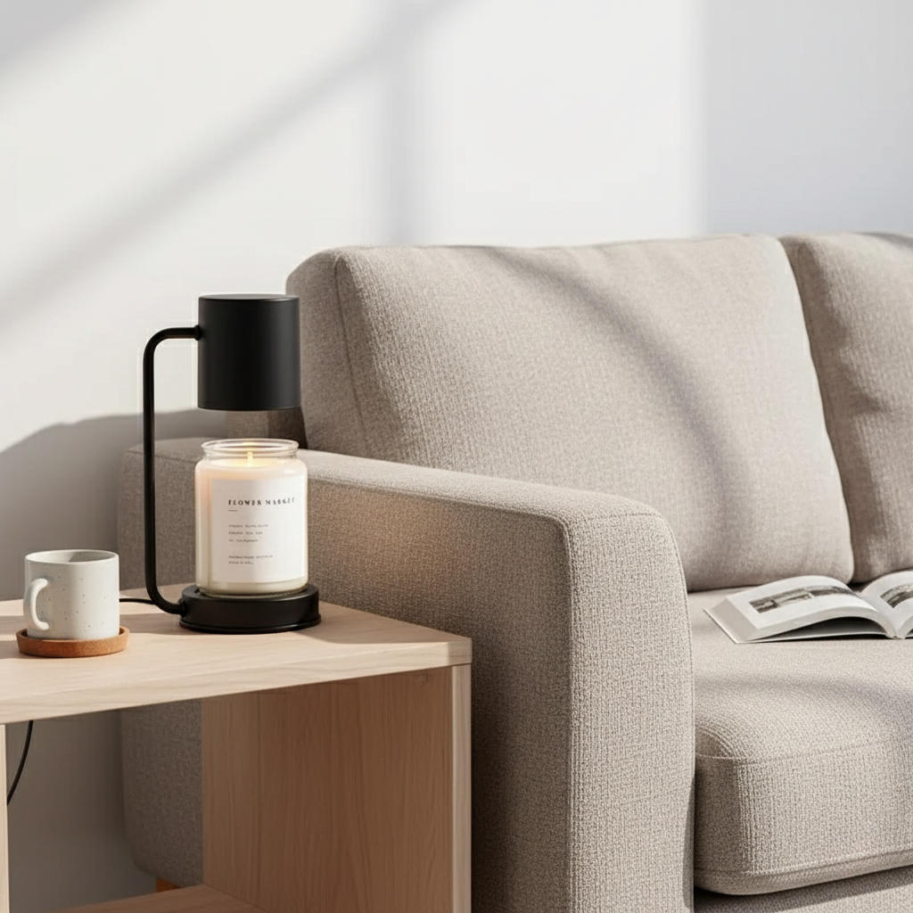 Elegant Candle Warmer Lamp - Dual-Purpose Electric Candle Warmer Light for Cozy Atmosphere