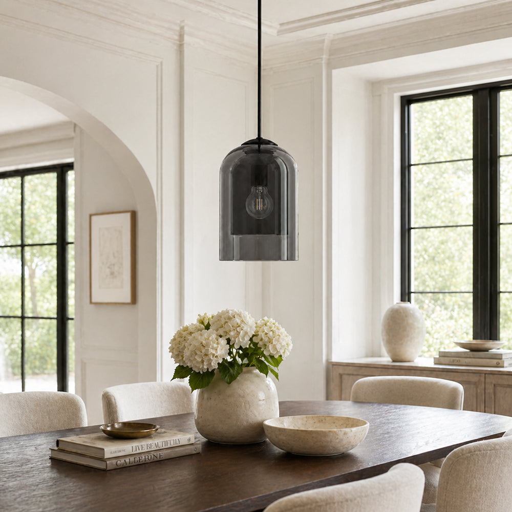 Lampe de table en verre Virella
