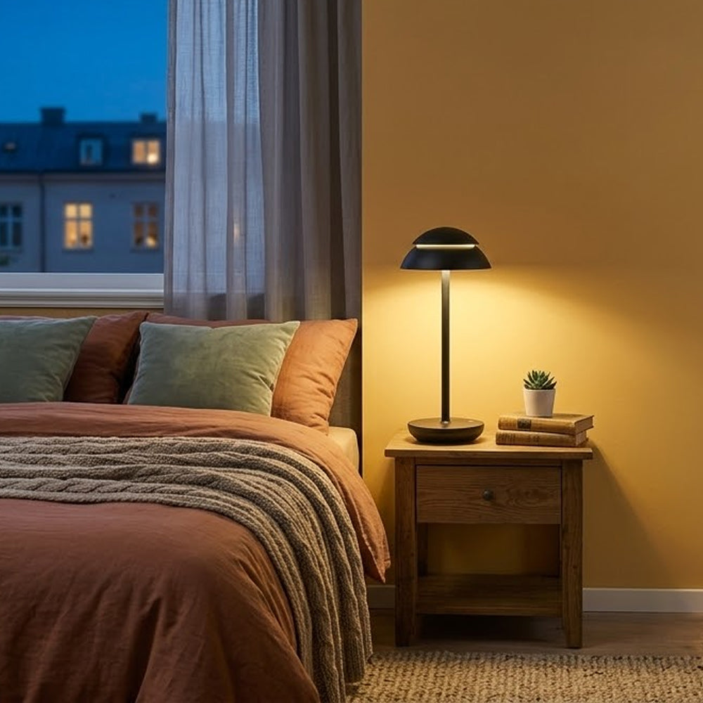 Lampe de Table Champignon Moderne Lampe d'Ambiance LED Moderne