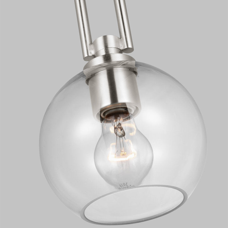 Luna Sospesa Glass Globe Pendant Light