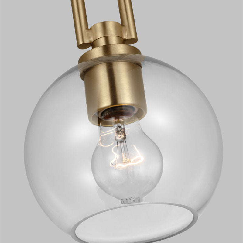 Luna Sospesa Glass Globe Pendant Light
