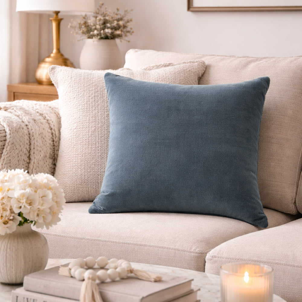 Denny Velvet Throw Pillow