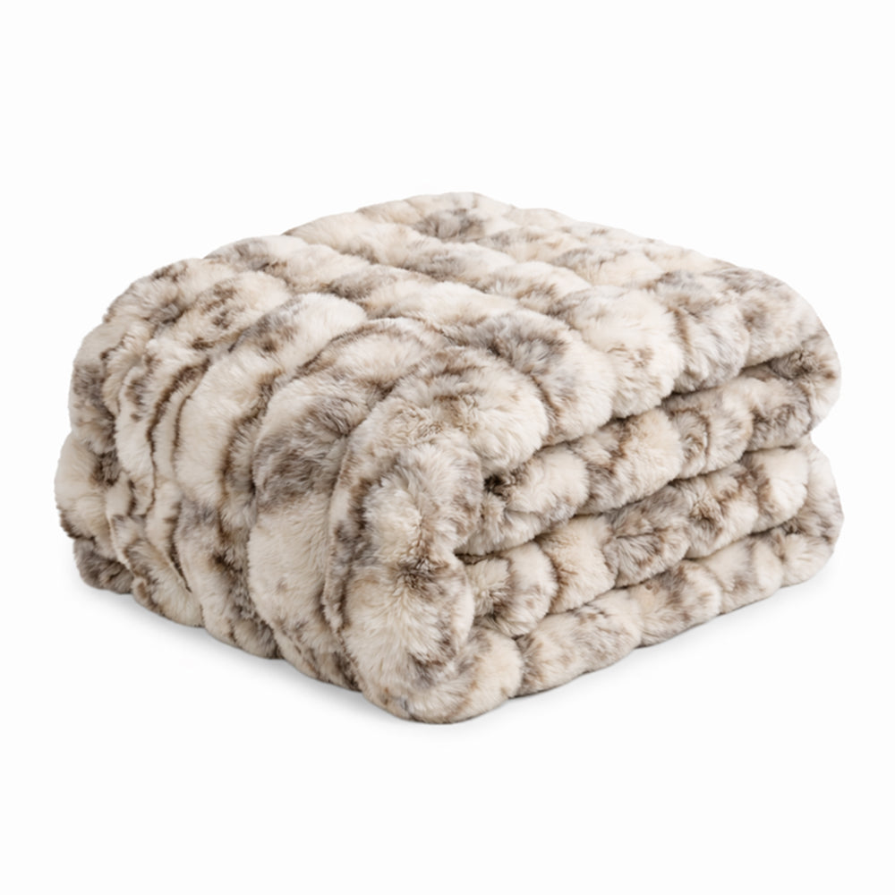 Ridgeline Faux Fur Throw Blanket