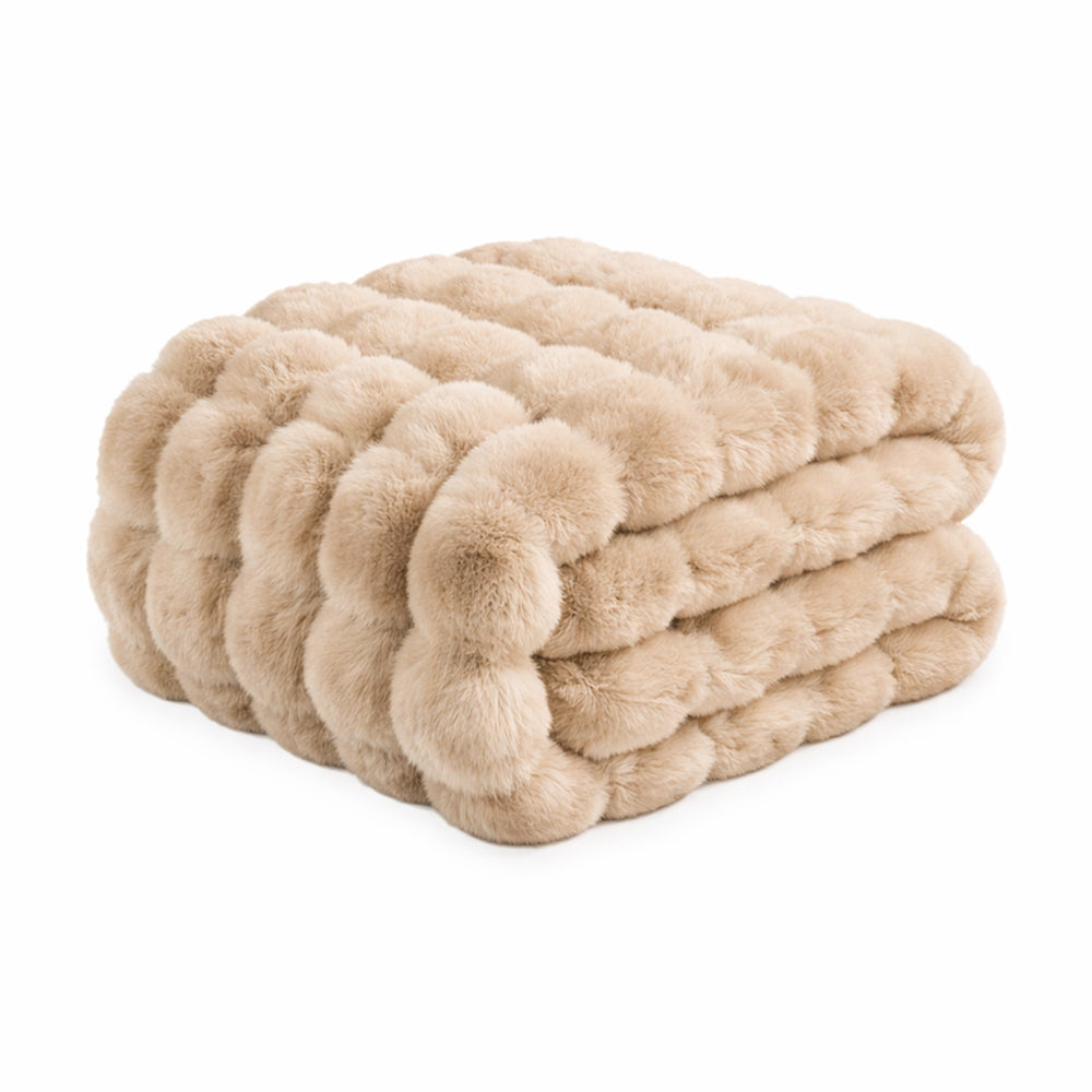 Ridgeline Faux Fur Throw Blanket